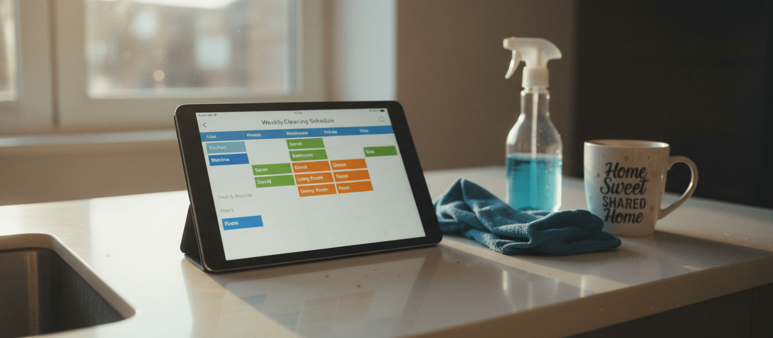 Planning ménage coloc : comment organiser les tâches efficacement ?